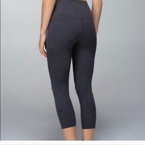 Lululemon wunder unders high waisted crop leggings